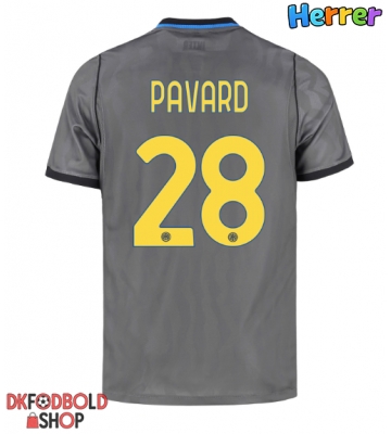 Inter Milan Benjamin Pavard #28 Tredje trøje 2026-27 Kort ærmer Inter Milan Benjamin Pavard #28 Tredje trøje 2026-27 Kort ærmer